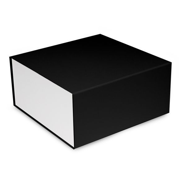 Magnetfaltbox Schwarz/Weiß glossy in 3 Größen