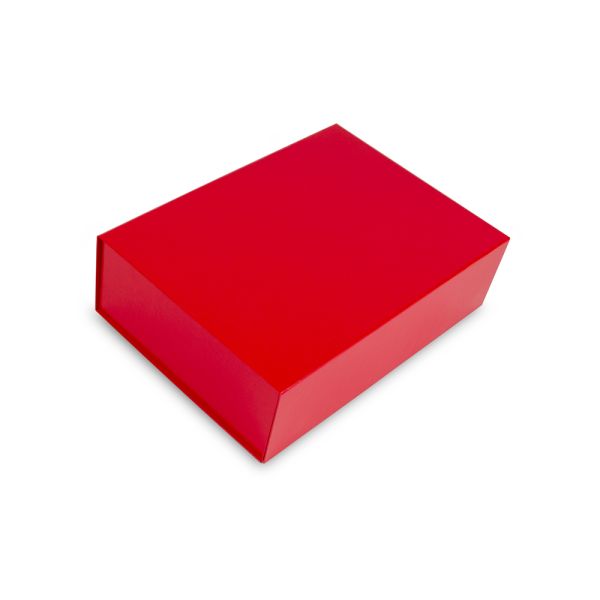 Magnetfaltbox Rot glossy in 23x23x11 cm