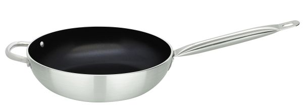 ELO Wokpfanne mit Gegengriff flach 28cm Bistro-Line