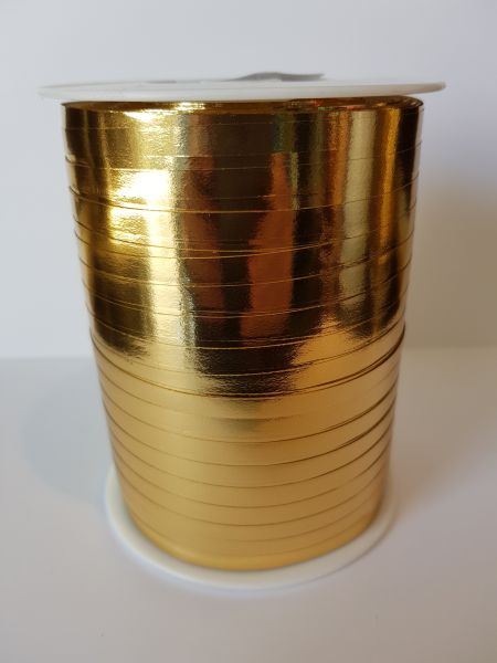 Metallic Ringelband Gold Breite 5mm/500m