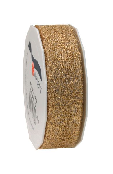 Metallic Gewebeband Gold Breite 25mm/20m