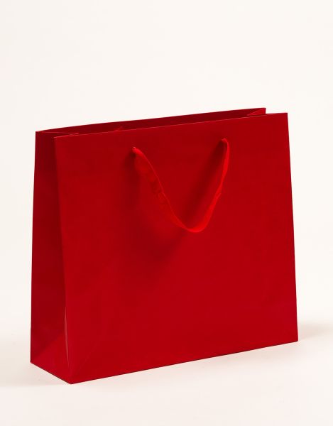 Deluxe Tasche Kraftpapier Rot 42 x 37 + 13cm