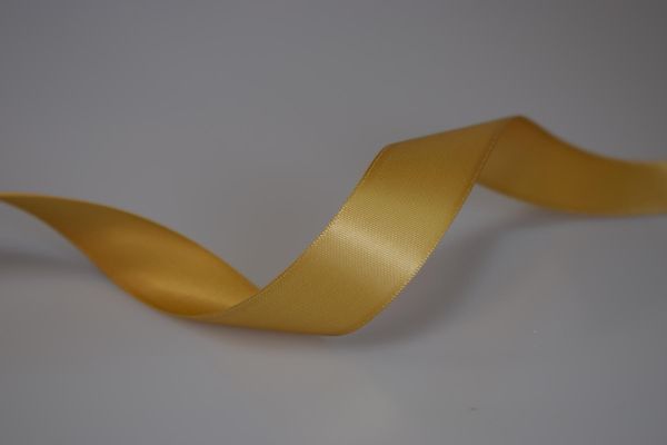 Doppel Satinband 25mm/25m Gold