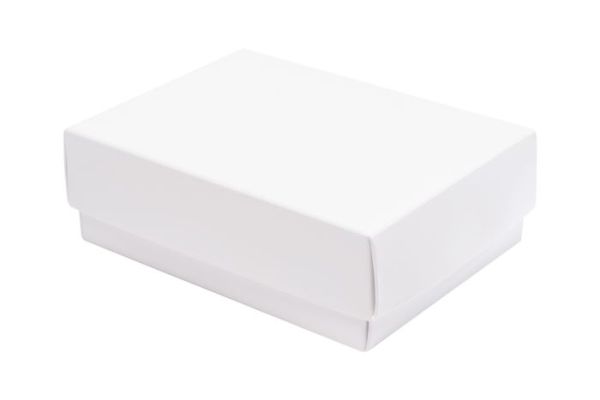 Geschenkbox Lack Weiß in 33x22x6 cm Karton 50 Stück