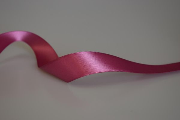 Doppel Satinband 25mm/25m Orchidee