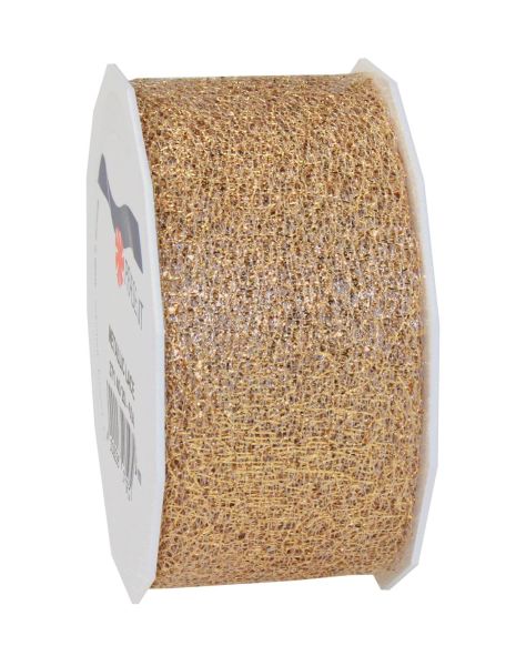 Metallic Gewebeband Gold Breite 40mm/20m