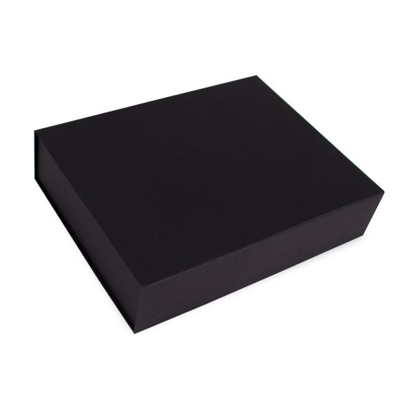 Magnetfaltbox Schwarz matt in 35x25x10 cm