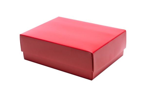 Geschenkbox Lack Rot in 41x31x9 cm