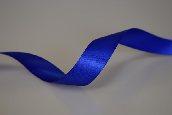 Doppel Satinband 38mm/25m Blau