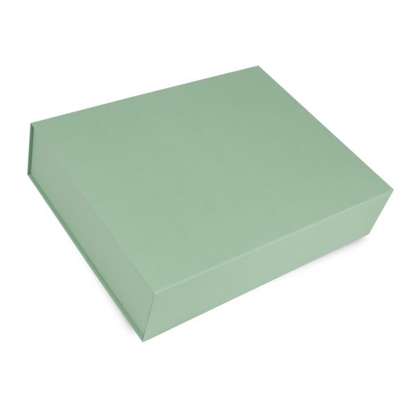 Magnetfaltbox Mintgrün matt in 23x23x11 cm
