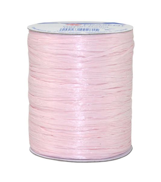 RAFFIA Bast 100-m-Spule Hellrosa