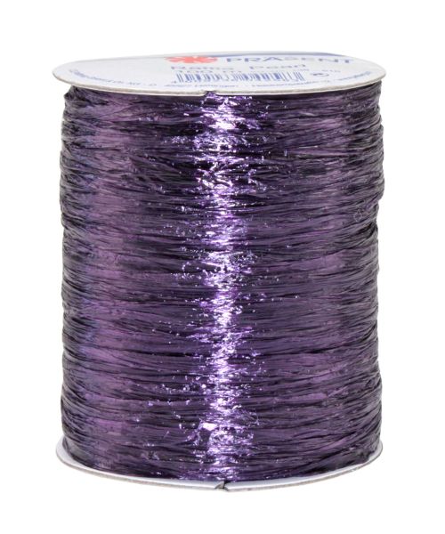 Raffia Pearl Band SONDERPOSTEN Violett