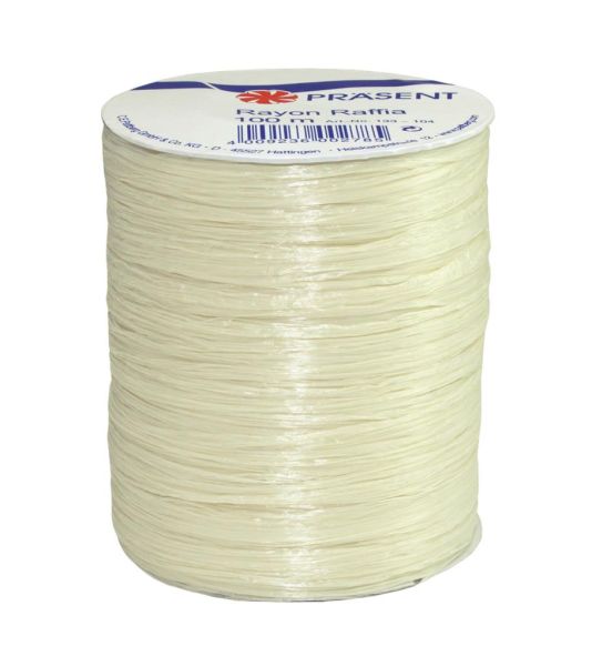 RAFFIA Bast 100-m-Spule Creme