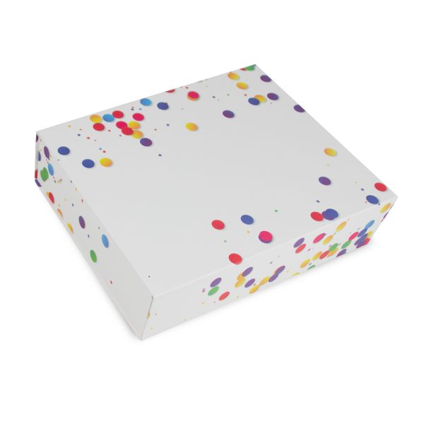Magnetfaltbox Konfetti in 35x25x10 cm Karton 25 Stück