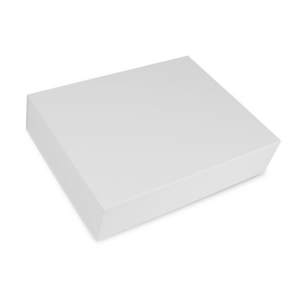Magnetfaltbox Weiß matt in 35x25x10 cm