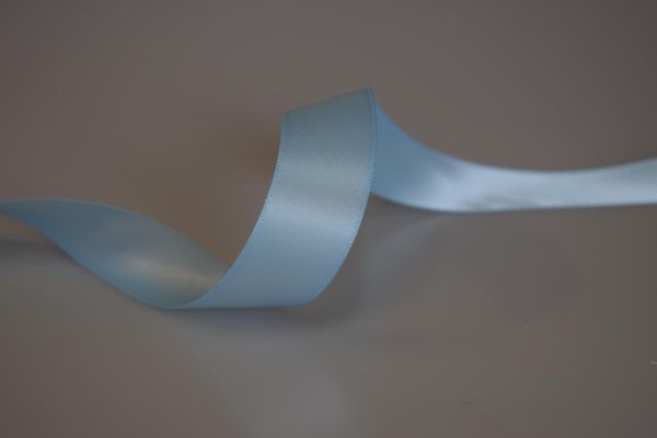 Doppel Satinband 3mm/50m Hellblau