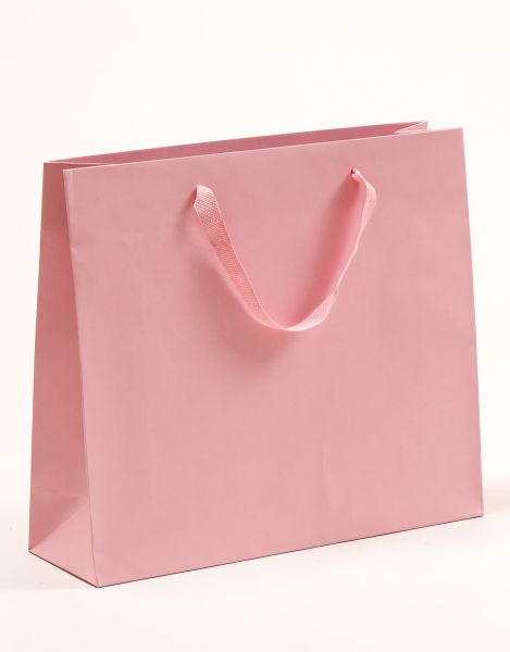 Deluxe Tasche Kraftpapier Rosa 42 x 37 + 13cm