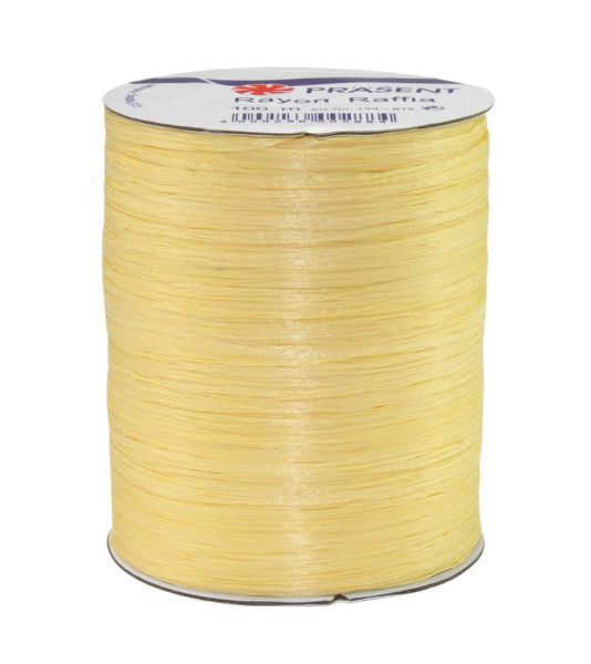 RAFFIA Bast 100-m-Spule Hellgelb