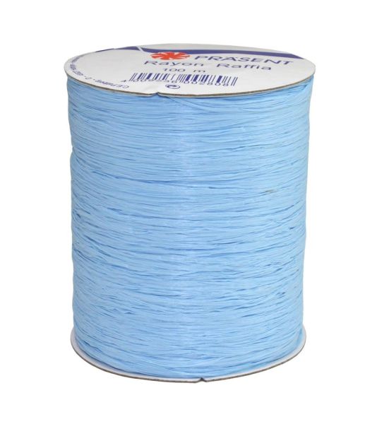 RAFFIA Bast 100-m-Spule Hellblau