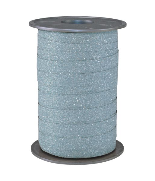 Geschenkband Glitter Hellblau