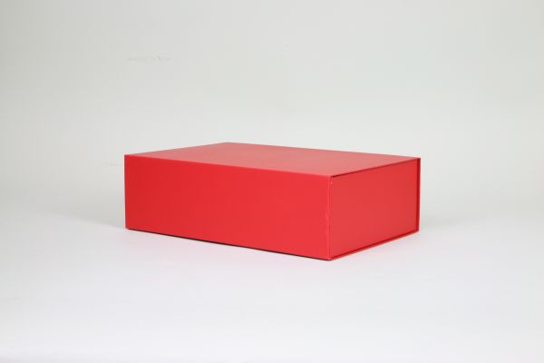 Magnetfaltbox Rot Matt in 33x22x10cm