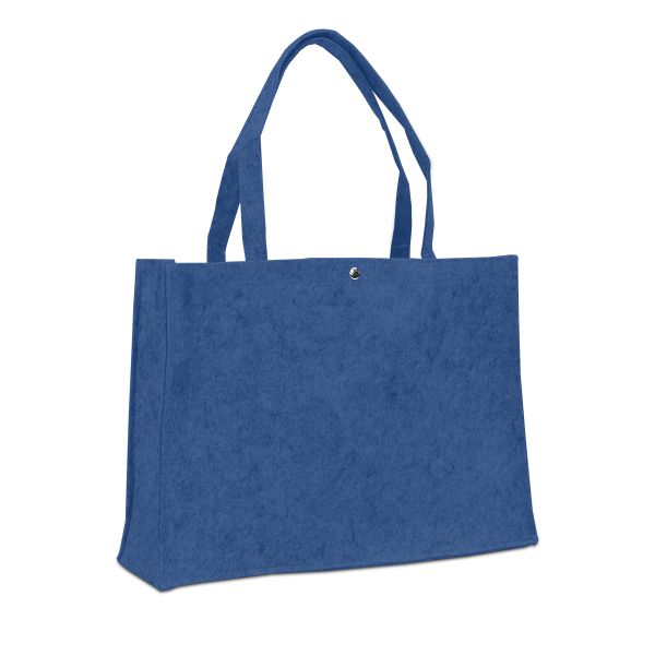 Filz Tragetasche 45 x 33 x 15 cm Blau