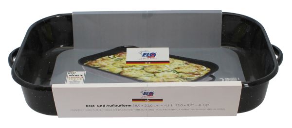 ELO Viereckpfanne Emaille 38cm