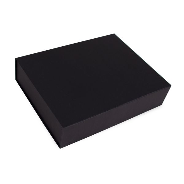 Magnetfaltbox Schwarz matt in 23x23x11 cm